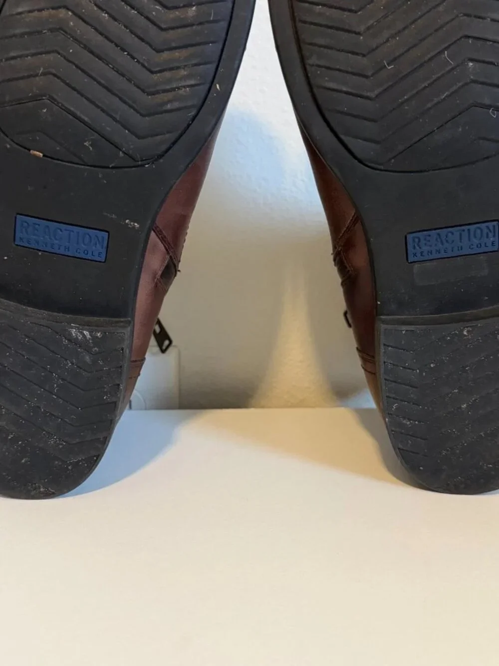 Kenneth Cole Reaction Edge Flex Men’s Brown Boots Size 10.5 Read Description
